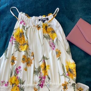 Express Floral Tank top